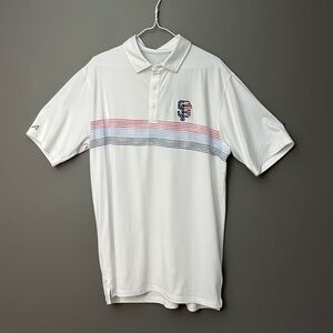 Antigua San Francisco Giants Polo - Patriotic USA - Size Large - NWT